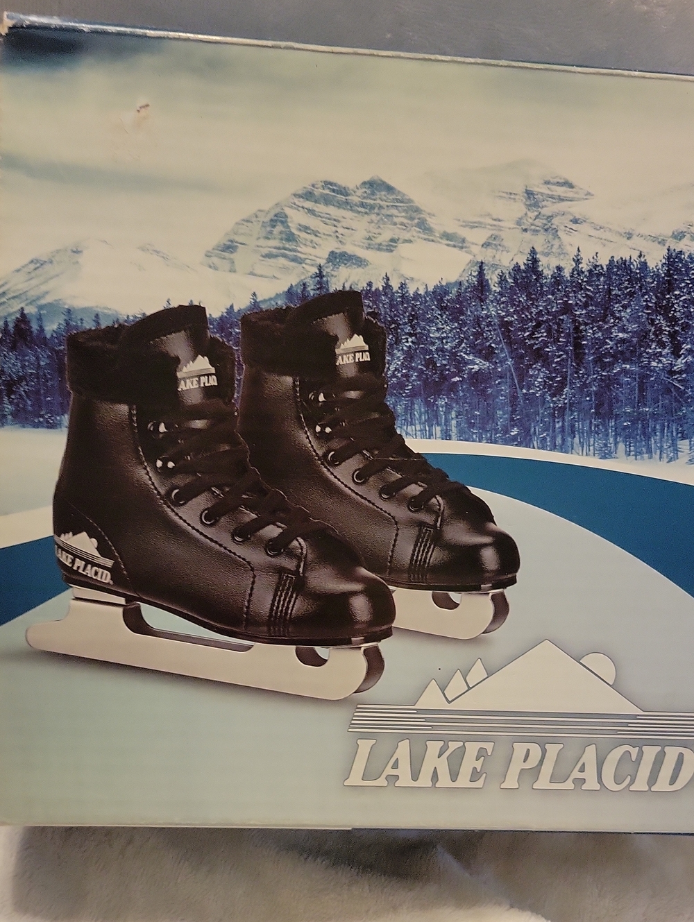 Kids' Black Double Blade Ice Skates Size 1